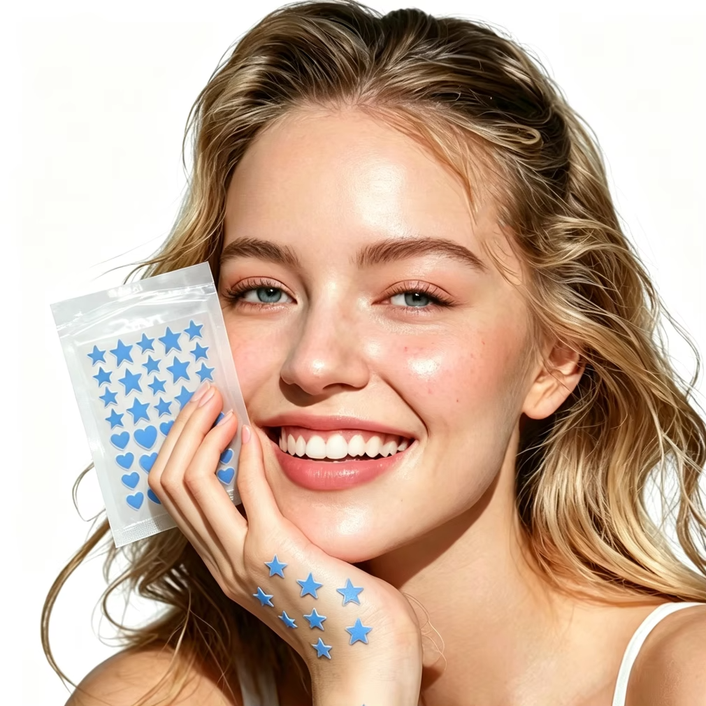 Masa Peak Acne Patches – 72 Hydrocolloid Star & Heart Patches with Salicylic Acid